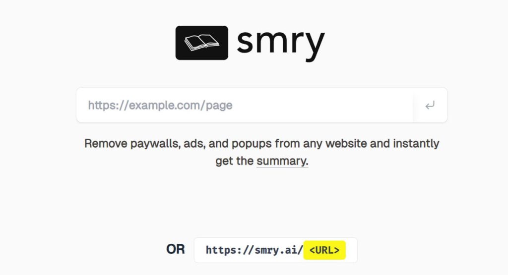 ✅ smry.ai – 一款可以获取摘要并突破付费墙的工具-软件|windows|android|mac|破解|crackMacfun-A very interesting site