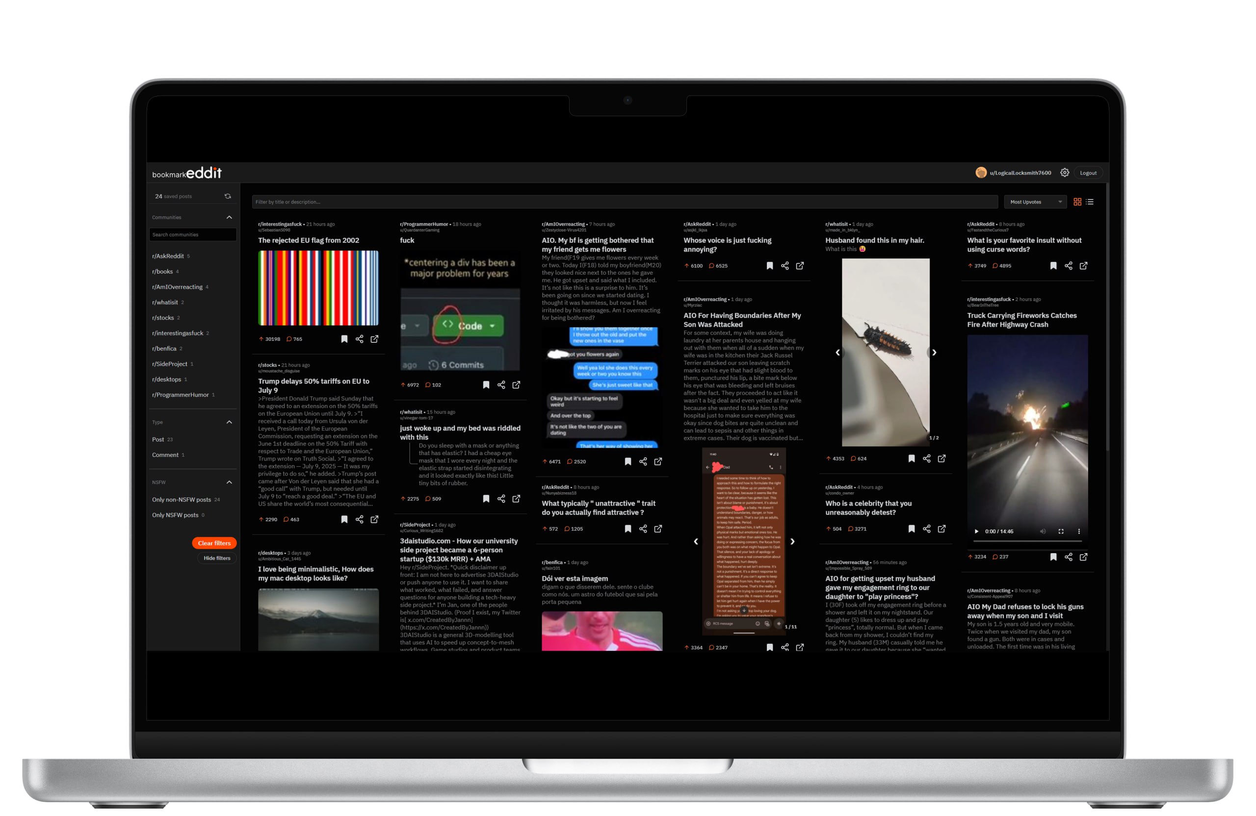 🎲 Bookmarkeddit – 一个 Reddit 收藏管理工具-Macfun-A very interesting site 🎲 Bookmarkeddit – 一个 Reddit 收藏管理工具-Macfun-A very interesting site
